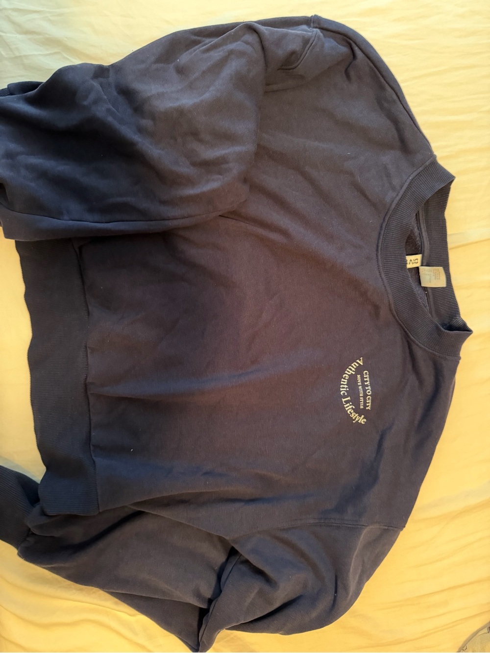 H&M Navy Blue Crewneck Sweatshirt